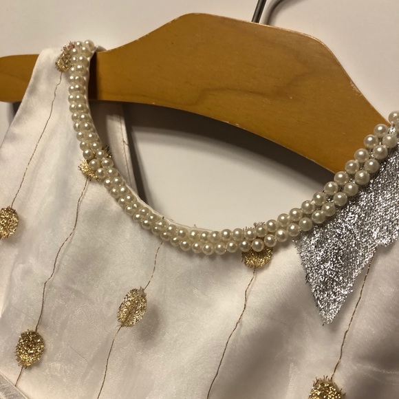 Beautiful! Lined cream dress jack and lily - Picture 3 of 8